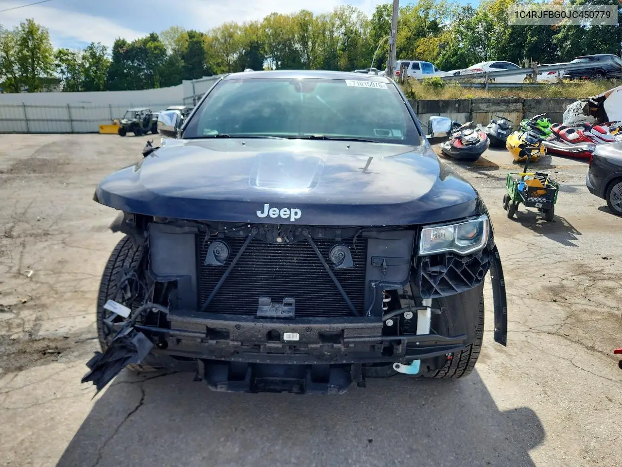 2018 JEEP GRAND CHEROKEE VIN 1C4RJFBG0JC450779 — фото 5