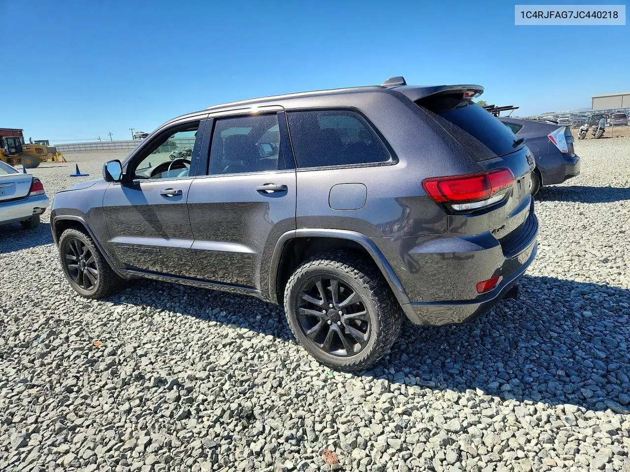 2018 JEEP GRAND CHEROKEE VIN 1C4RJFAG7JC440218 — фото 2
