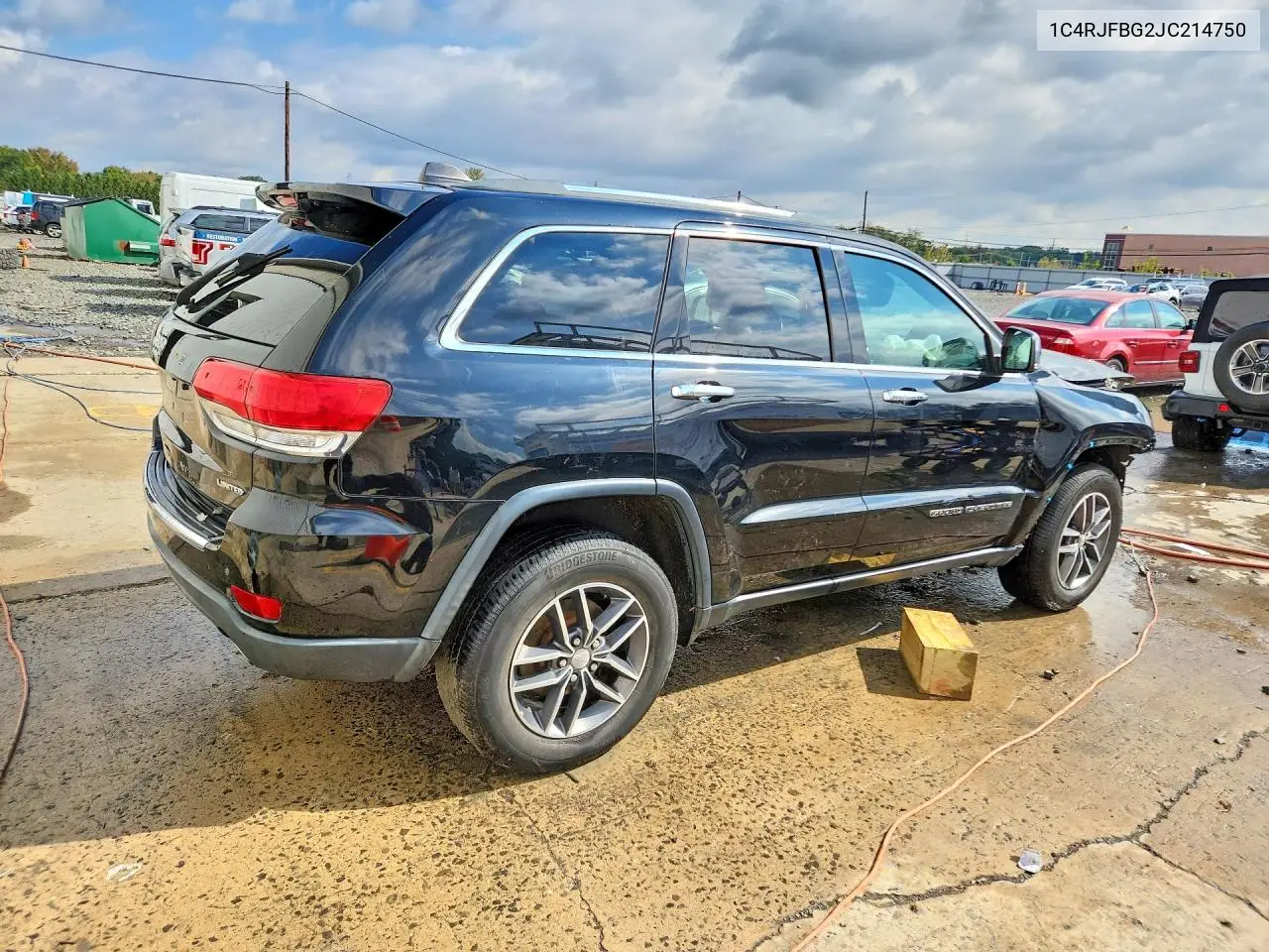 2018 JEEP GRAND CHEROKEE VIN 1C4RJFBG2JC214750 — фото 3