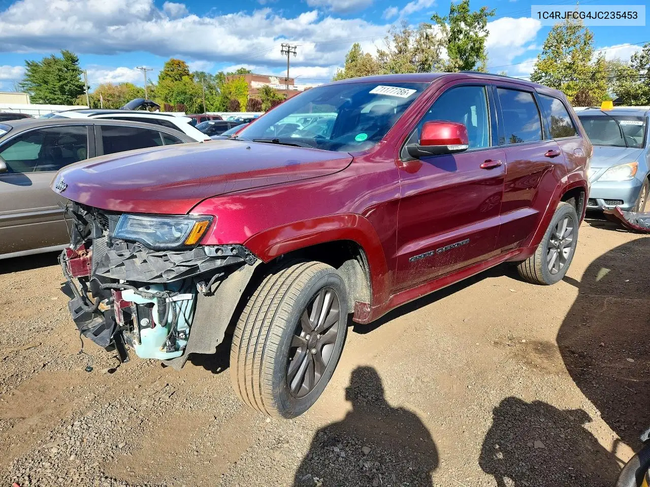 JEEP GRAND CHEROKEE 2018, VIN 1C4RJFCG4JC235453
