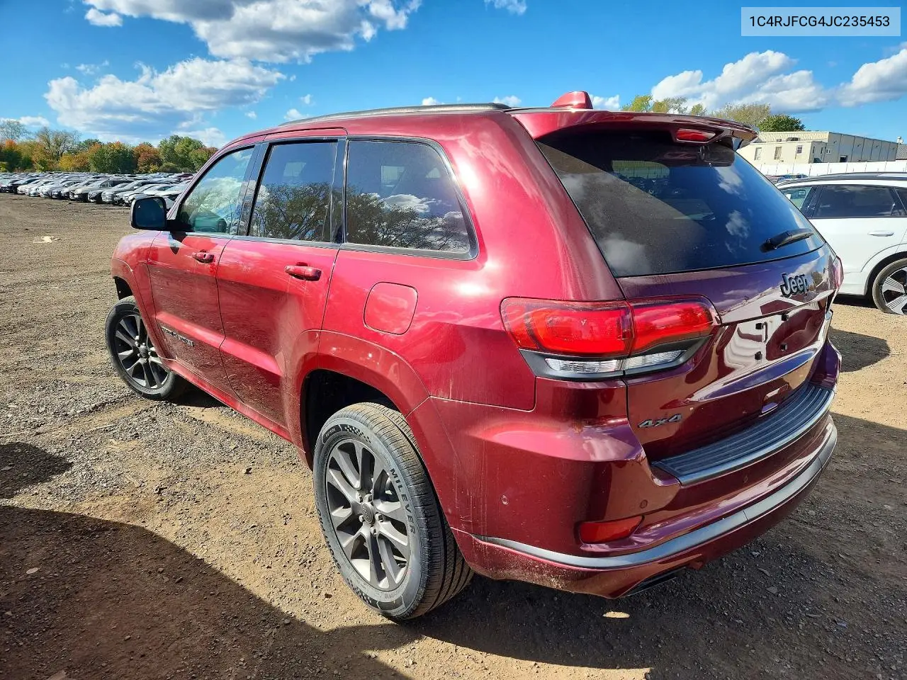 2018 JEEP GRAND CHEROKEE VIN 1C4RJFCG4JC235453 — фото 2