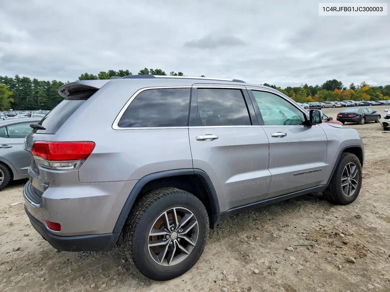 2018 JEEP GRAND CHEROKEE VIN 1C4RJFBG1JC300003 — фото 3