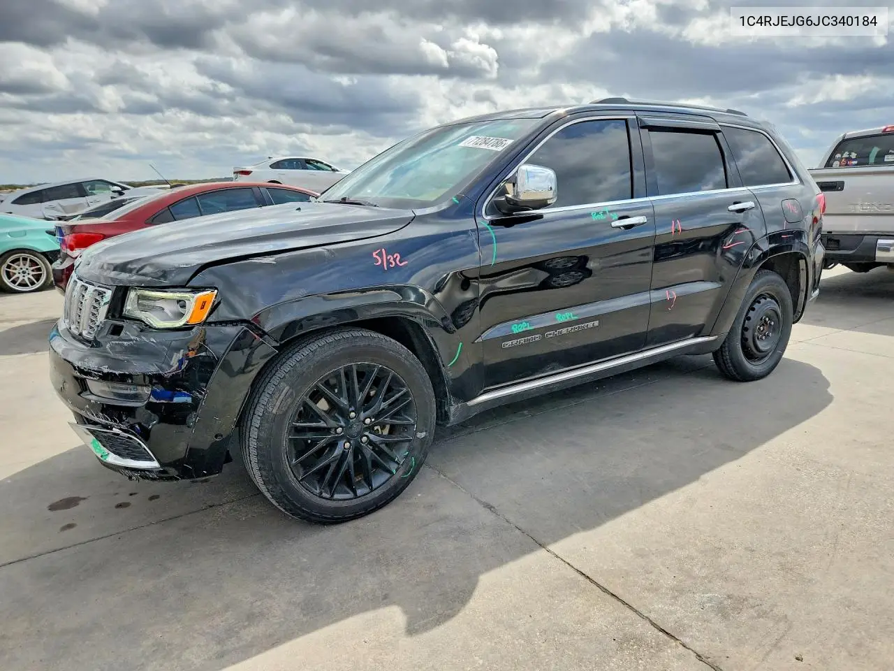 JEEP GRAND CHEROKEE 2018, VIN 1C4RJEJG6JC340184