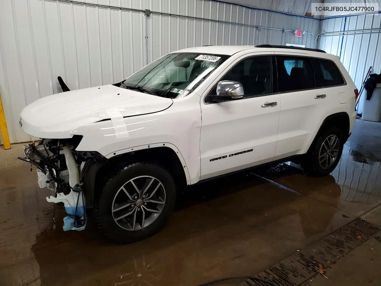 JEEP GRAND CHEROKEE 2018, VIN 1C4RJFBG5JC477900