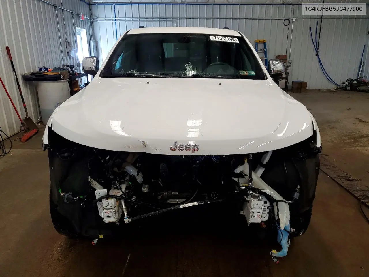 2018 JEEP GRAND CHEROKEE VIN 1C4RJFBG5JC477900 — фото 5