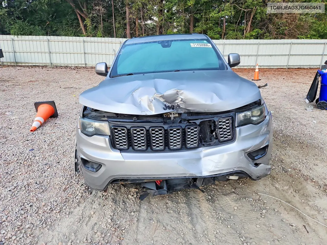 2018 JEEP GRAND CHEROKEE VIN 1C4RJEAG3JC460461 — фото 5