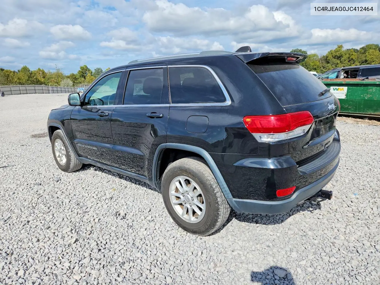 2018 JEEP GRAND CHEROKEE VIN 1C4RJEAG0JC412464 — фото 2