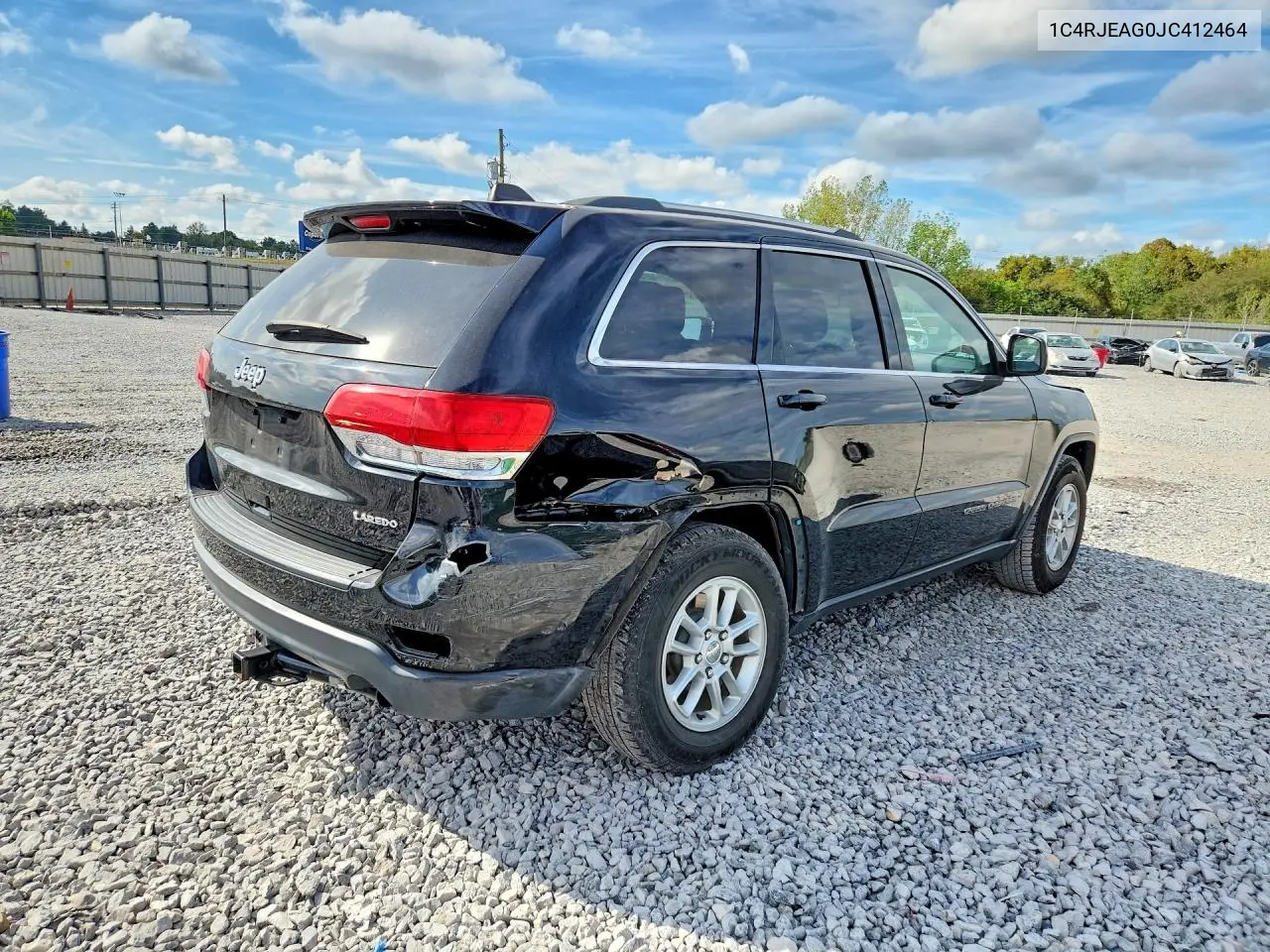 2018 JEEP GRAND CHEROKEE VIN 1C4RJEAG0JC412464 — фото 3