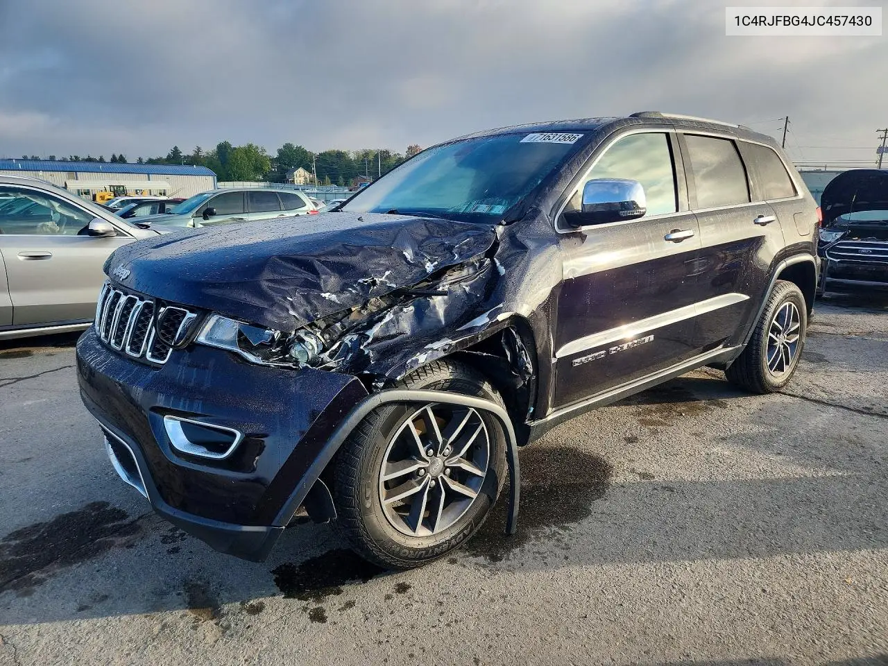 JEEP GRAND CHEROKEE 2018, VIN 1C4RJFBG4JC457430