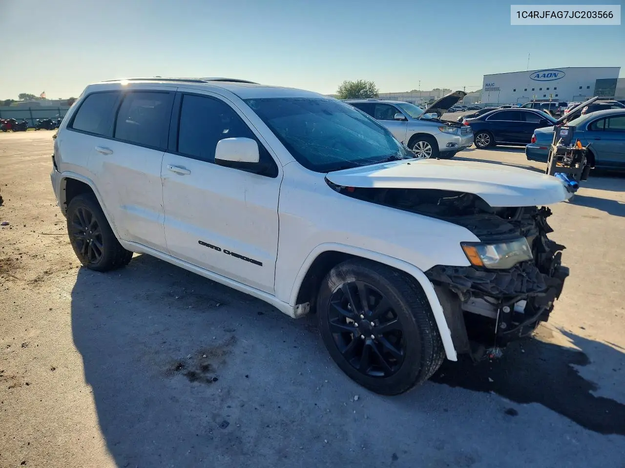 2018 JEEP GRAND CHEROKEE VIN 1C4RJFAG7JC203566 — фото 4