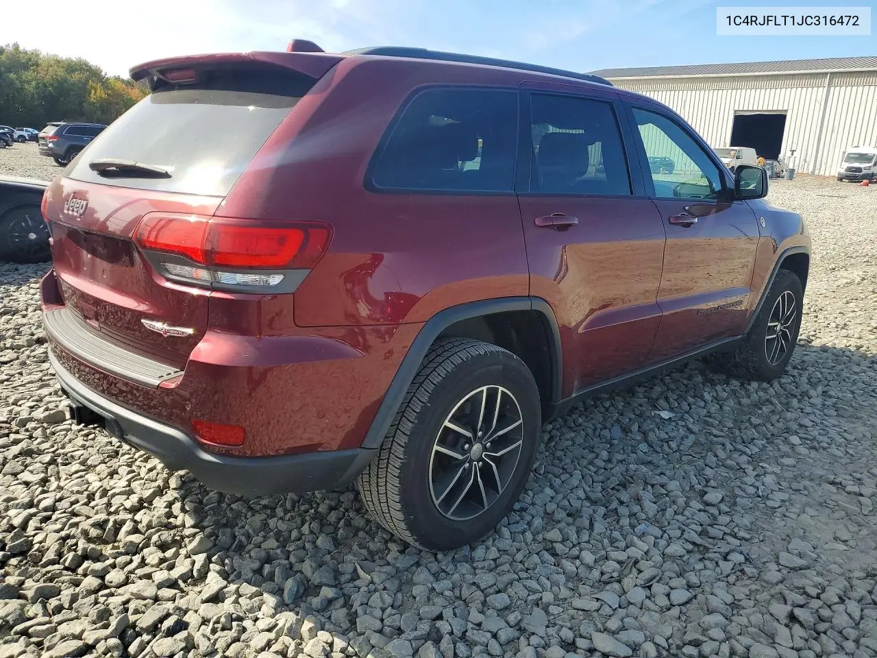 2018 JEEP GRAND CHEROKEE VIN 1C4RJFLT1JC316472 — фото 3
