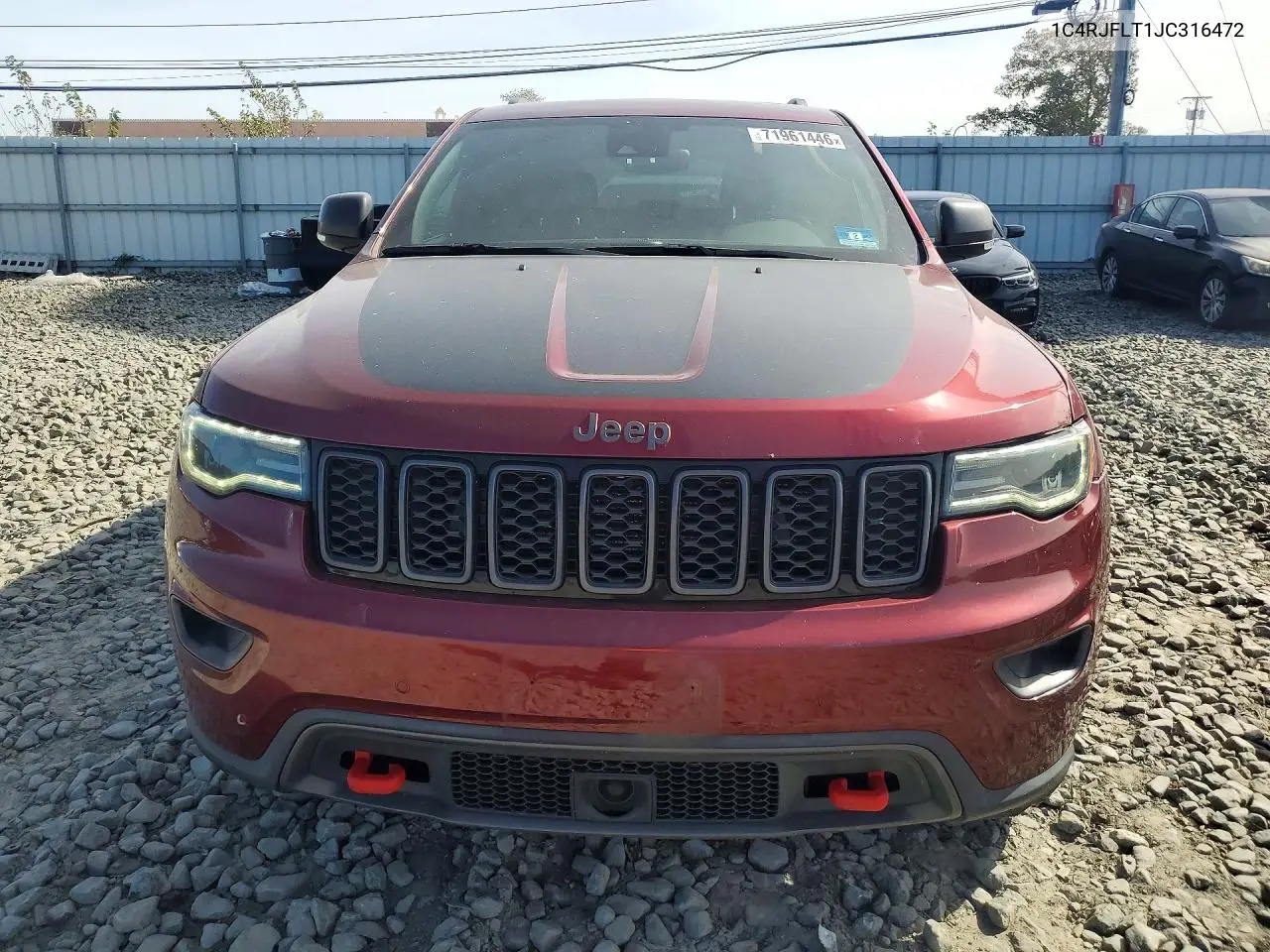 2018 JEEP GRAND CHEROKEE VIN 1C4RJFLT1JC316472 — фото 5