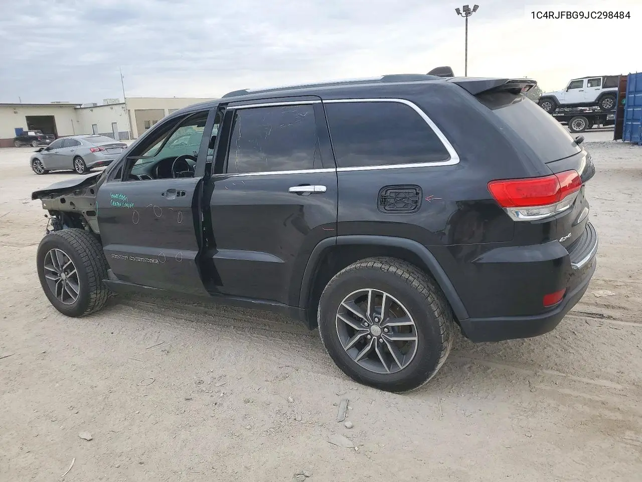 2018 JEEP GRAND CHEROKEE VIN 1C4RJFBG9JC298484 — фото 2