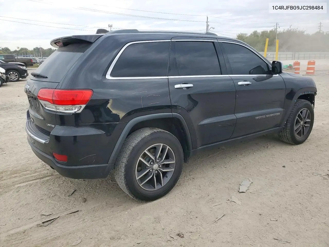 2018 JEEP GRAND CHEROKEE VIN 1C4RJFBG9JC298484 — фото 3