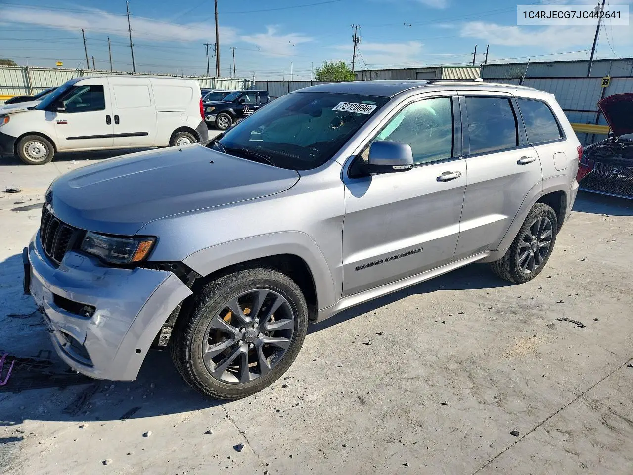 JEEP GRAND CHEROKEE 2018, VIN 1C4RJECG7JC442641