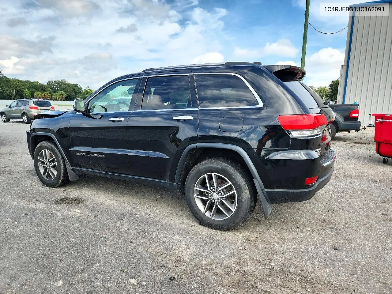 2018 JEEP GRAND CHEROKEE VIN 1C4RJFBG1JC162091 — фото 2