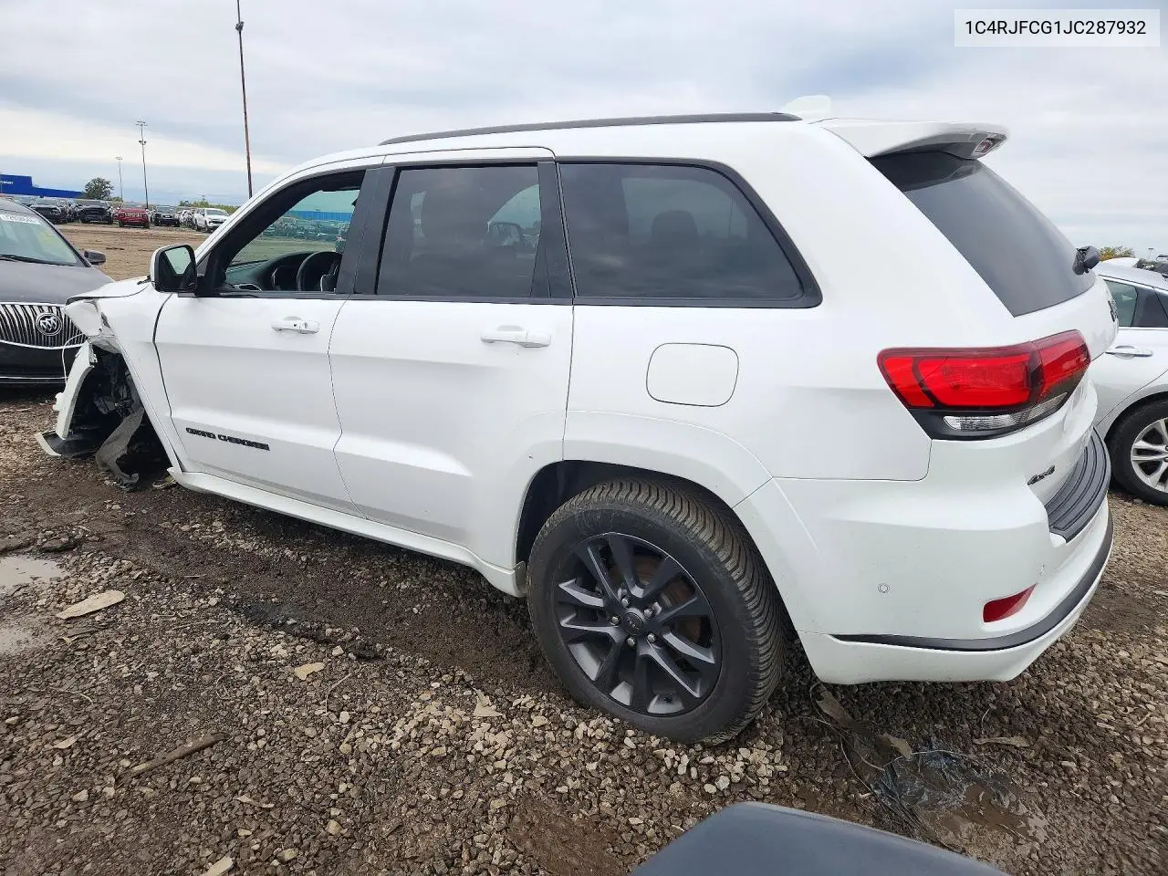 2018 JEEP GRAND CHEROKEE VIN 1C4RJFCG1JC287932 — фото 2