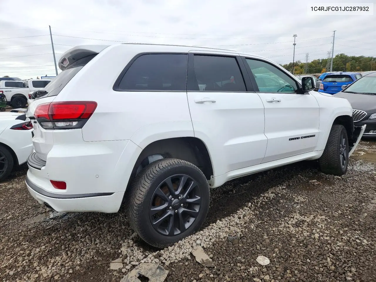 2018 JEEP GRAND CHEROKEE VIN 1C4RJFCG1JC287932 — фото 3