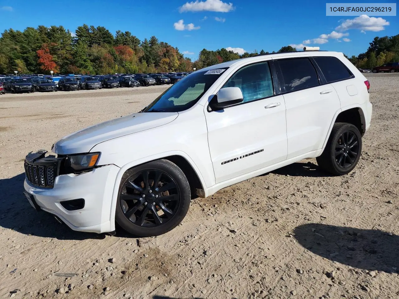 JEEP GRAND CHEROKEE 2018, VIN 1C4RJFAG0JC296219