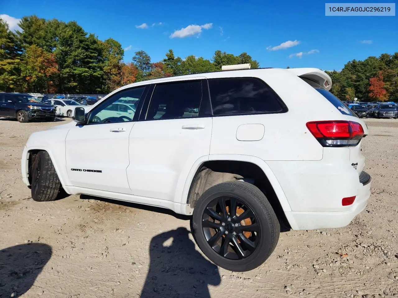 2018 JEEP GRAND CHEROKEE VIN 1C4RJFAG0JC296219 — фото 2