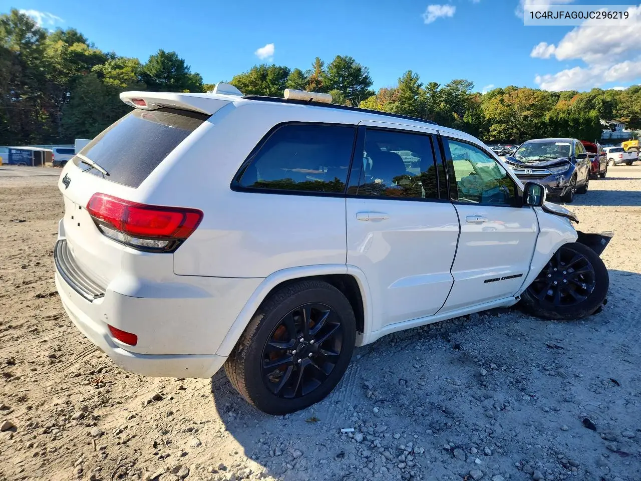 2018 JEEP GRAND CHEROKEE VIN 1C4RJFAG0JC296219 — фото 3