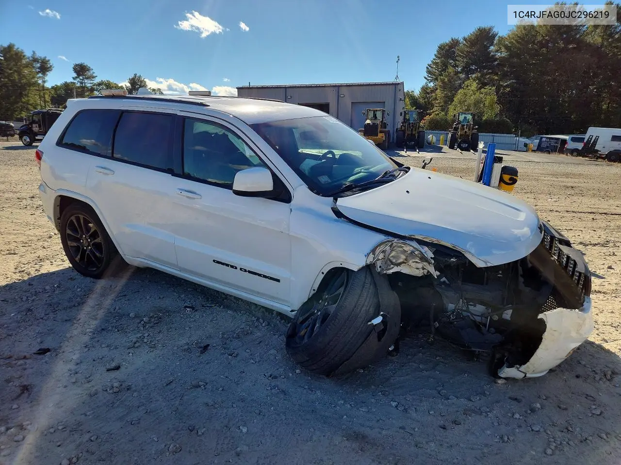 2018 JEEP GRAND CHEROKEE VIN 1C4RJFAG0JC296219 — фото 4