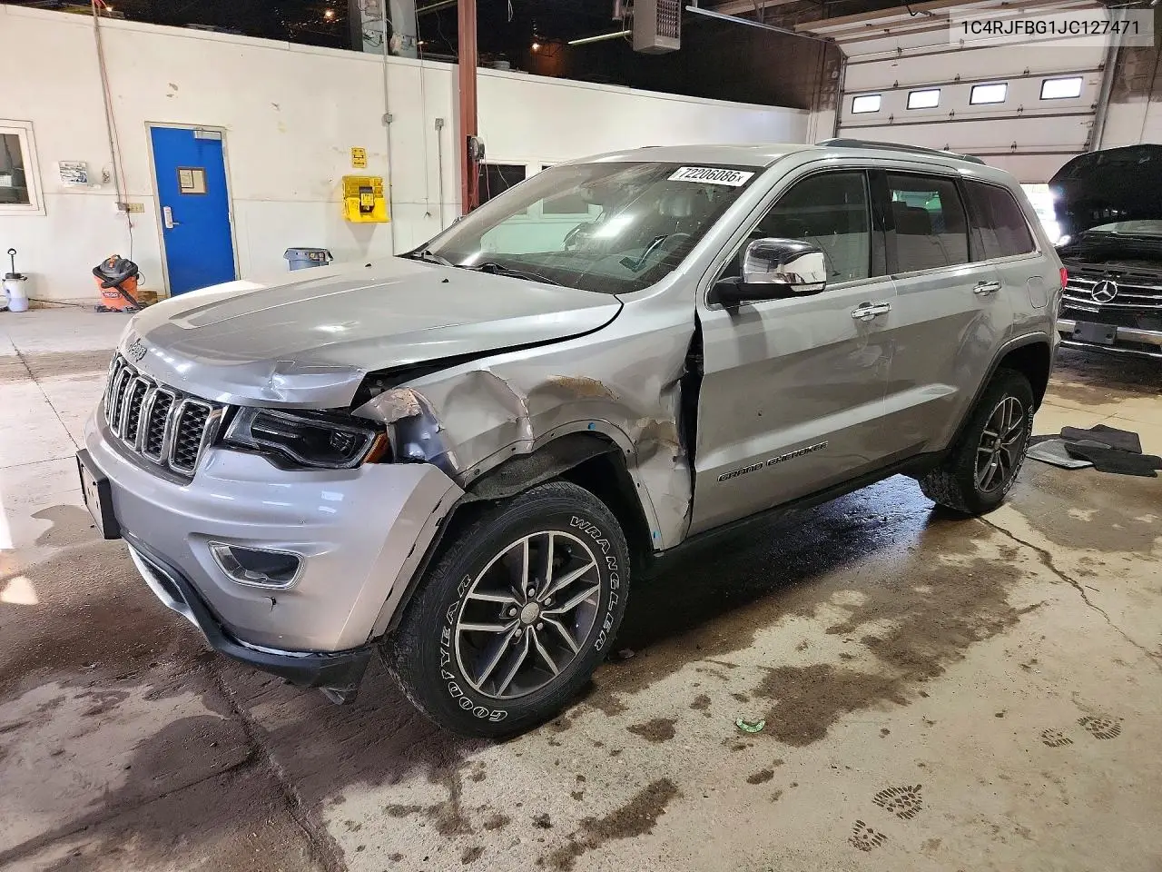 JEEP GRAND CHEROKEE 2018, VIN 1C4RJFBG1JC127471