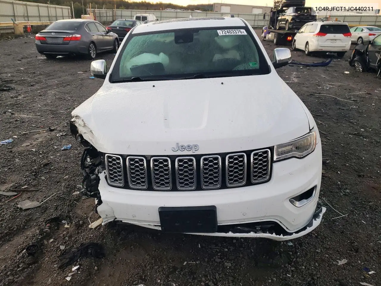 2018 JEEP GRAND CHEROKEE VIN 1C4RJFCT1JC440211 — фото 5