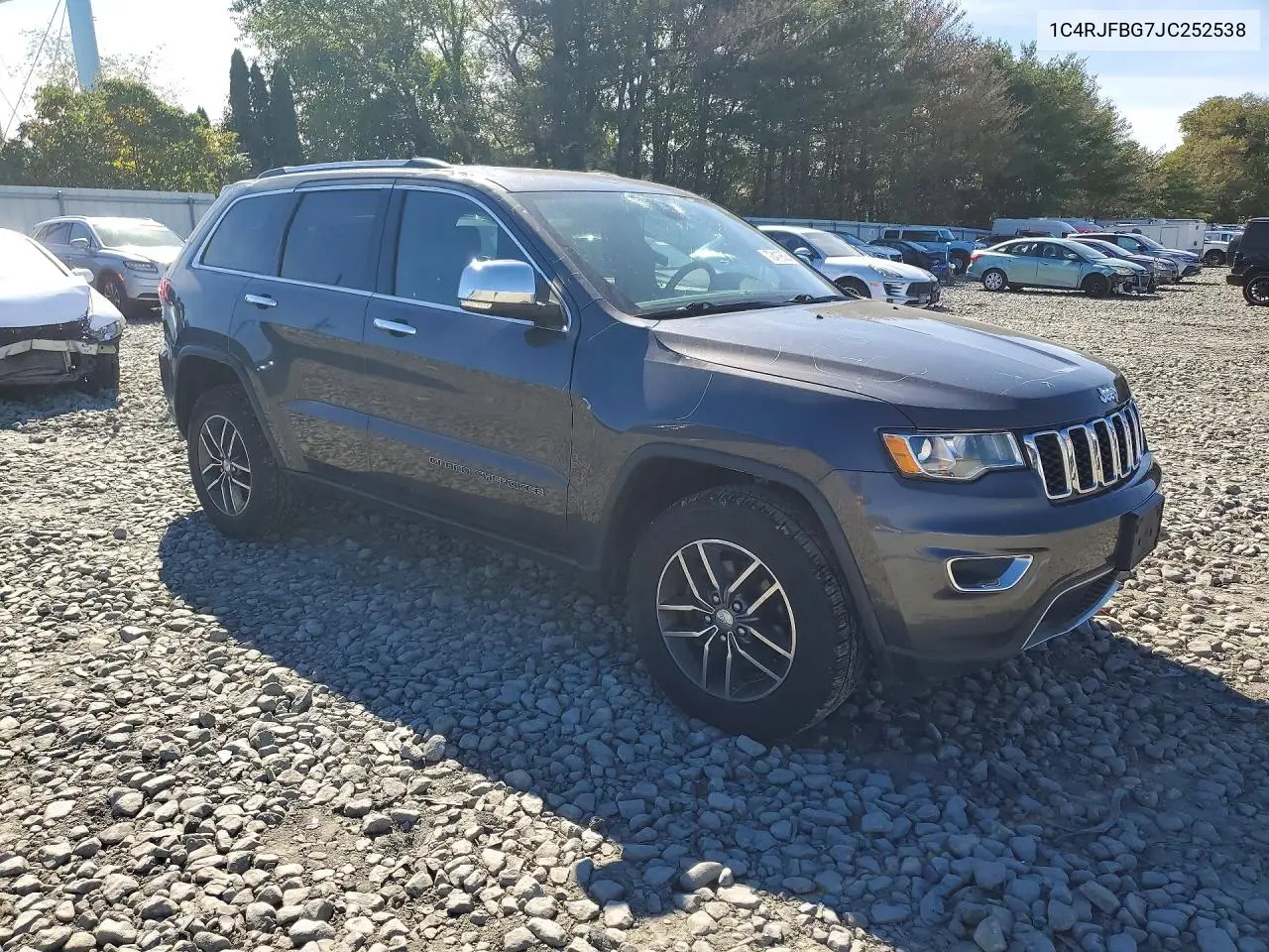 2018 JEEP GRAND CHEROKEE VIN 1C4RJFBG7JC252538 — фото 4