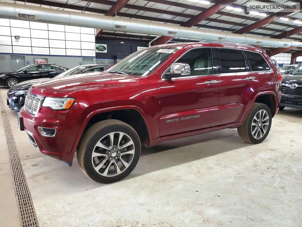 JEEP GRAND CHEROKEE 2018, VIN 1C4RJFCT5JC104626