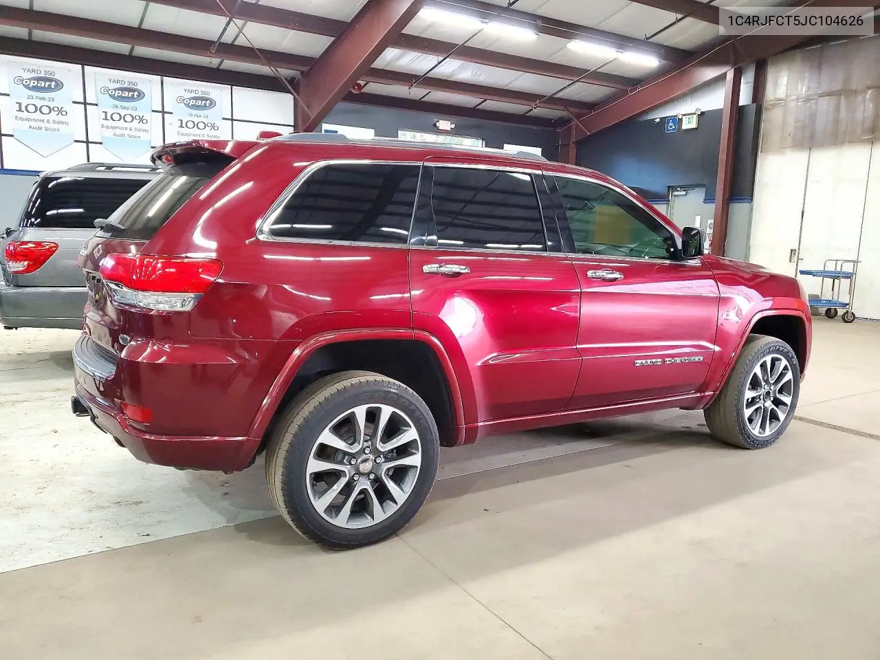 2018 JEEP GRAND CHEROKEE VIN 1C4RJFCT5JC104626 — фото 3