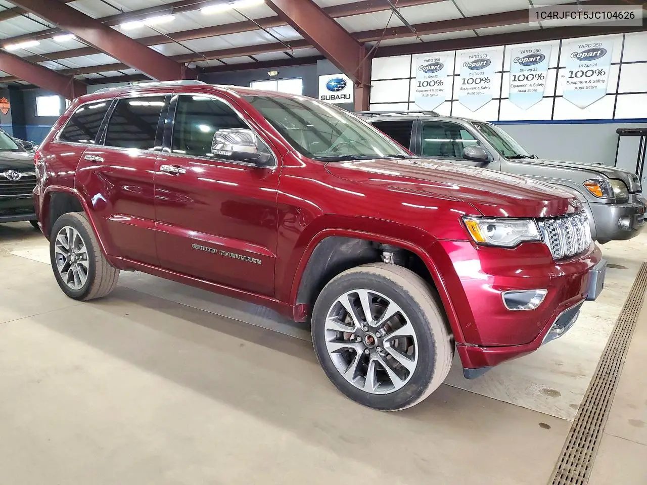 2018 JEEP GRAND CHEROKEE VIN 1C4RJFCT5JC104626 — фото 4