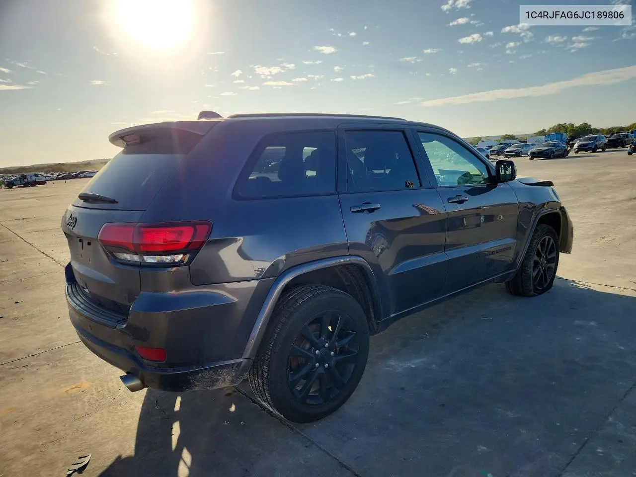 2018 JEEP GRAND CHEROKEE VIN 1C4RJFAG6JC189806 — фото 3