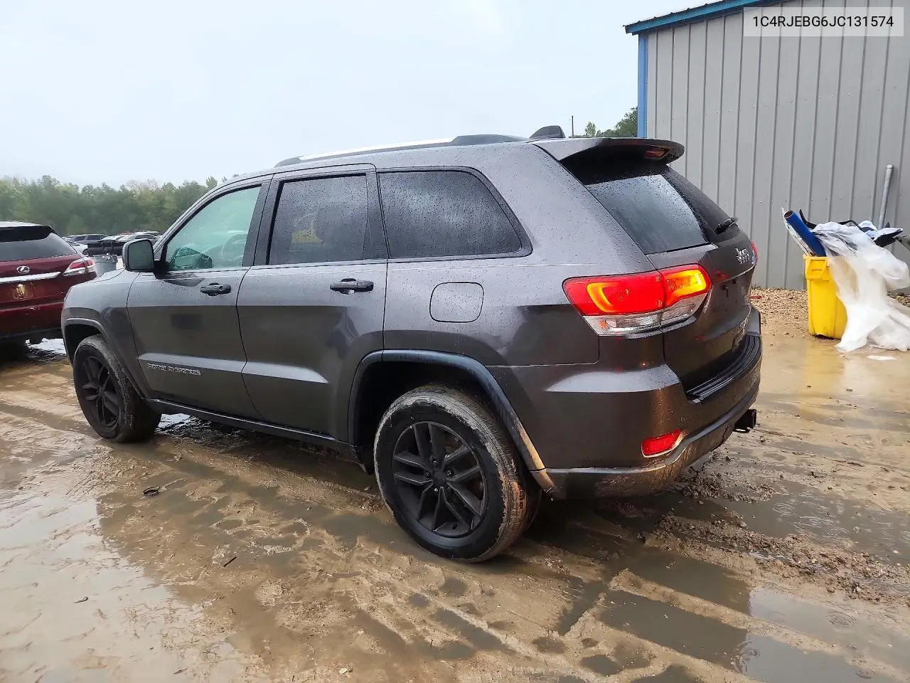 2018 JEEP GRAND CHEROKEE VIN 1C4RJEBG6JC131574 — фото 2