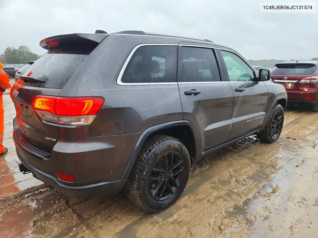 2018 JEEP GRAND CHEROKEE VIN 1C4RJEBG6JC131574 — фото 3