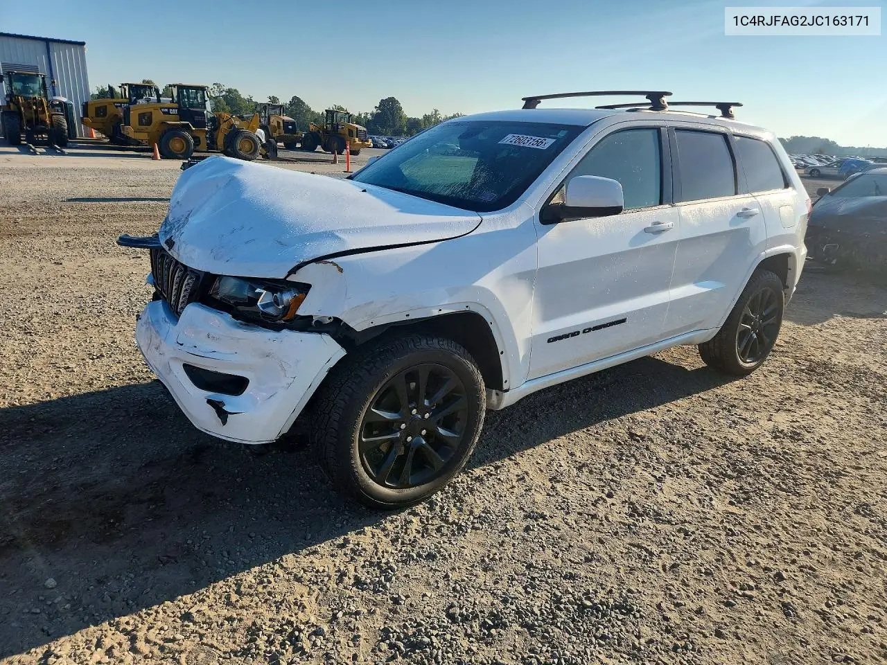 JEEP GRAND CHEROKEE 2018, VIN 1C4RJFAG2JC163171