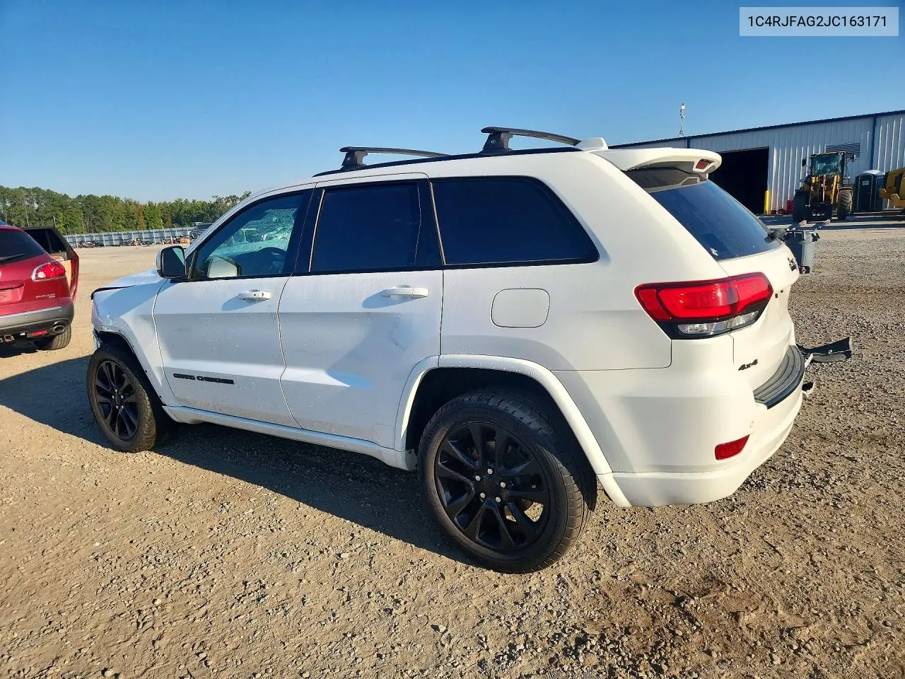 2018 JEEP GRAND CHEROKEE VIN 1C4RJFAG2JC163171 — фото 2