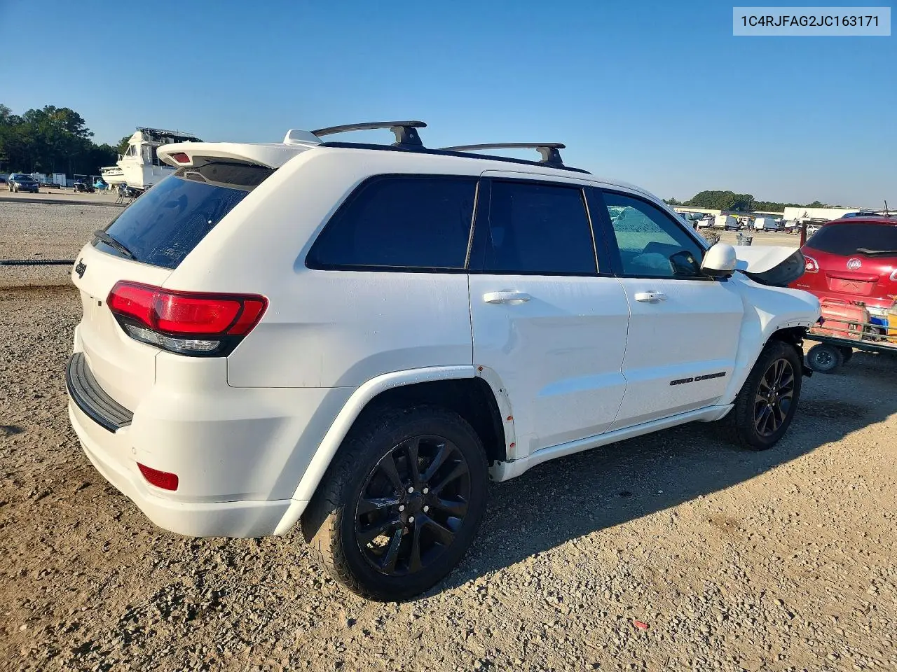2018 JEEP GRAND CHEROKEE VIN 1C4RJFAG2JC163171 — фото 3