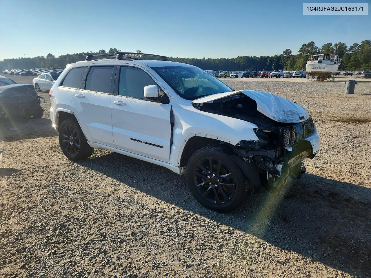 2018 JEEP GRAND CHEROKEE VIN 1C4RJFAG2JC163171 — фото 4