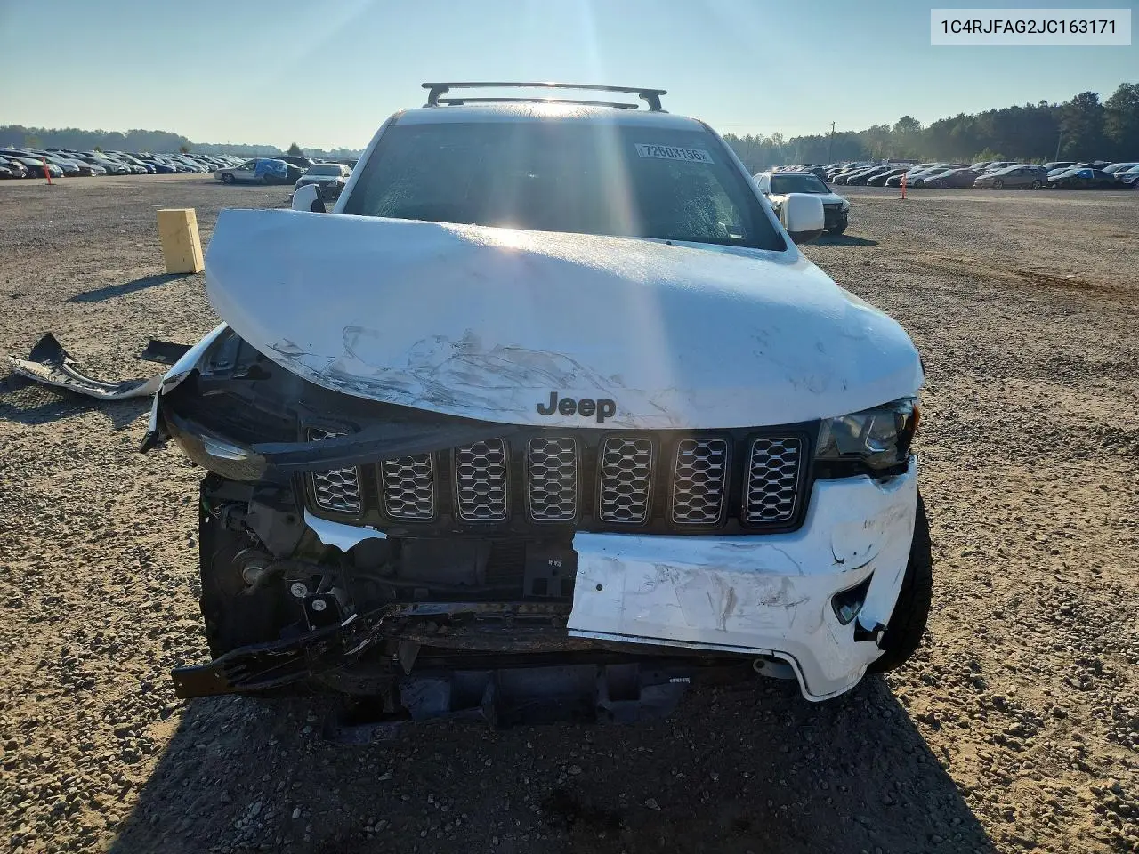 2018 JEEP GRAND CHEROKEE VIN 1C4RJFAG2JC163171 — фото 5
