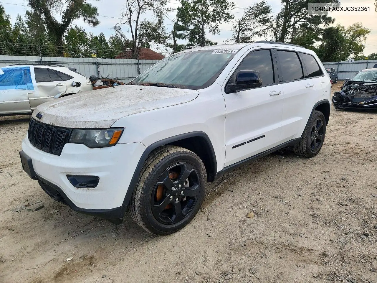 JEEP GRAND CHEROKEE 2018, VIN 1C4RJFAGXJC352361