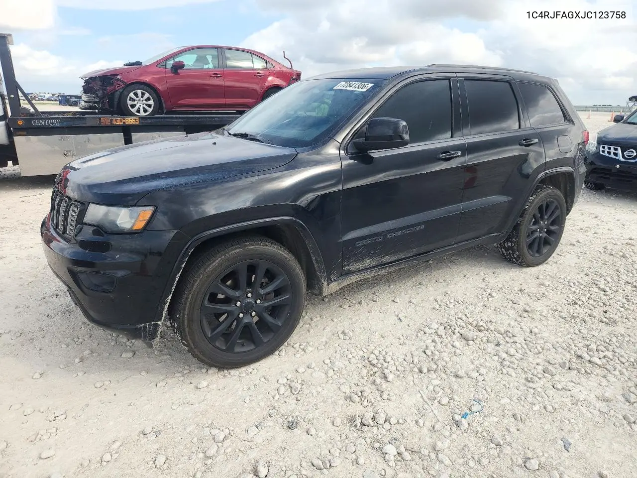 JEEP GRAND CHEROKEE 2018, VIN 1C4RJFAGXJC123758