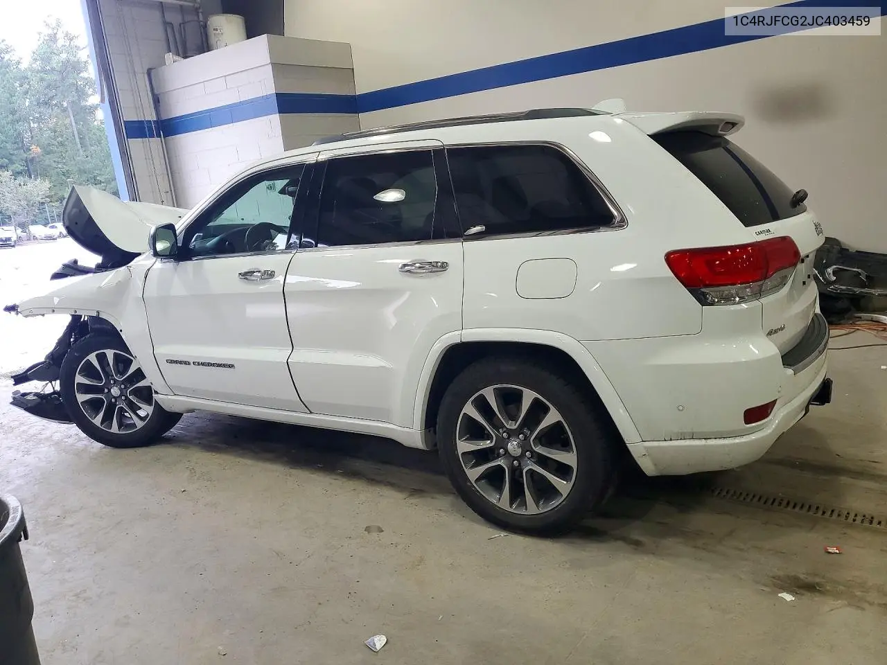 2018 JEEP GRAND CHEROKEE VIN 1C4RJFCG2JC403459 — фото 2