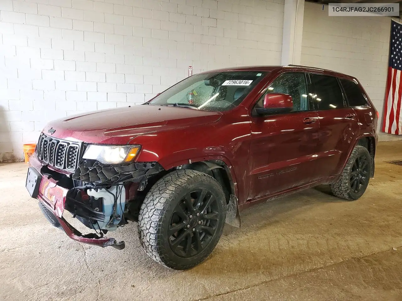 JEEP GRAND CHEROKEE 2018, VIN 1C4RJFAG2JC266901