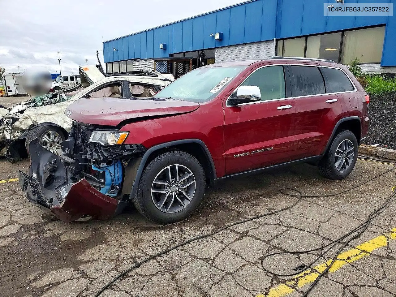 JEEP GRAND CHEROKEE 2018, VIN 1C4RJFBG3JC357822