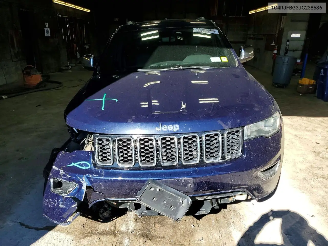 2018 JEEP GRAND CHEROKEE VIN 1C4RJFBG3JC238586 — фото 5