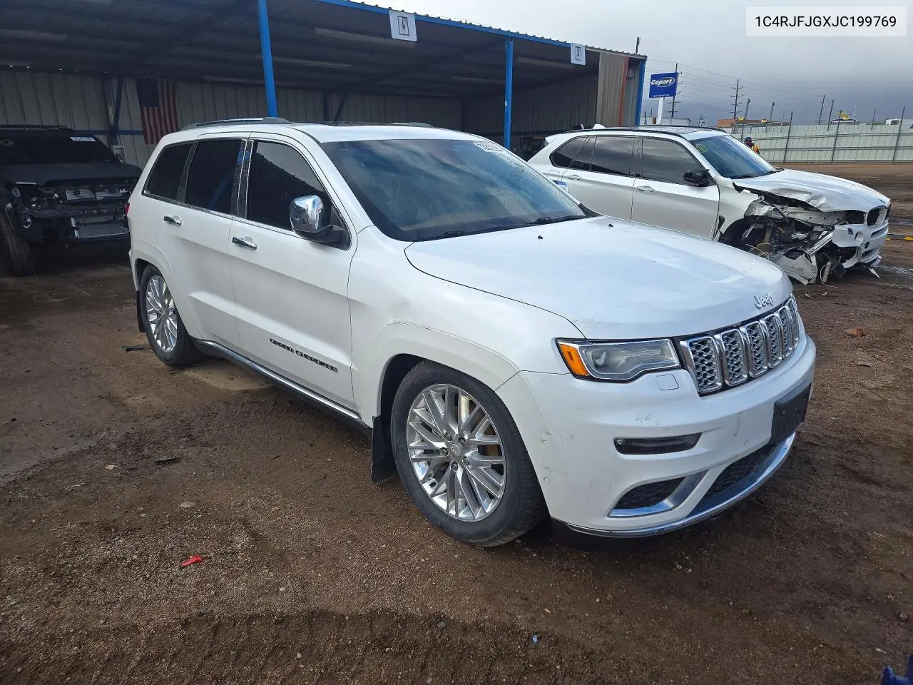 2018 JEEP GRAND CHEROKEE VIN 1C4RJFJGXJC199769 — фото 4