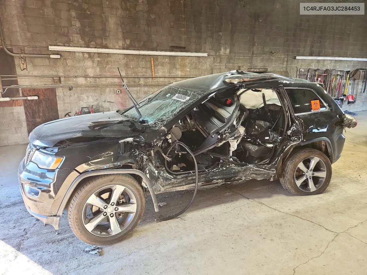 JEEP GRAND CHEROKEE 2018, VIN 1C4RJFAG3JC284453
