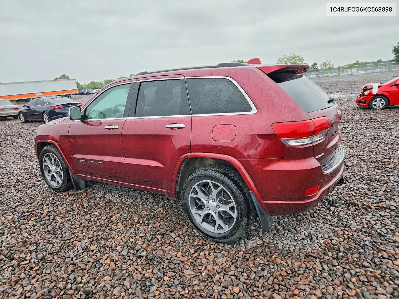 2019 JEEP GRAND CHEROKEE VIN 1C4RJFCG6KC568898 — фото 2