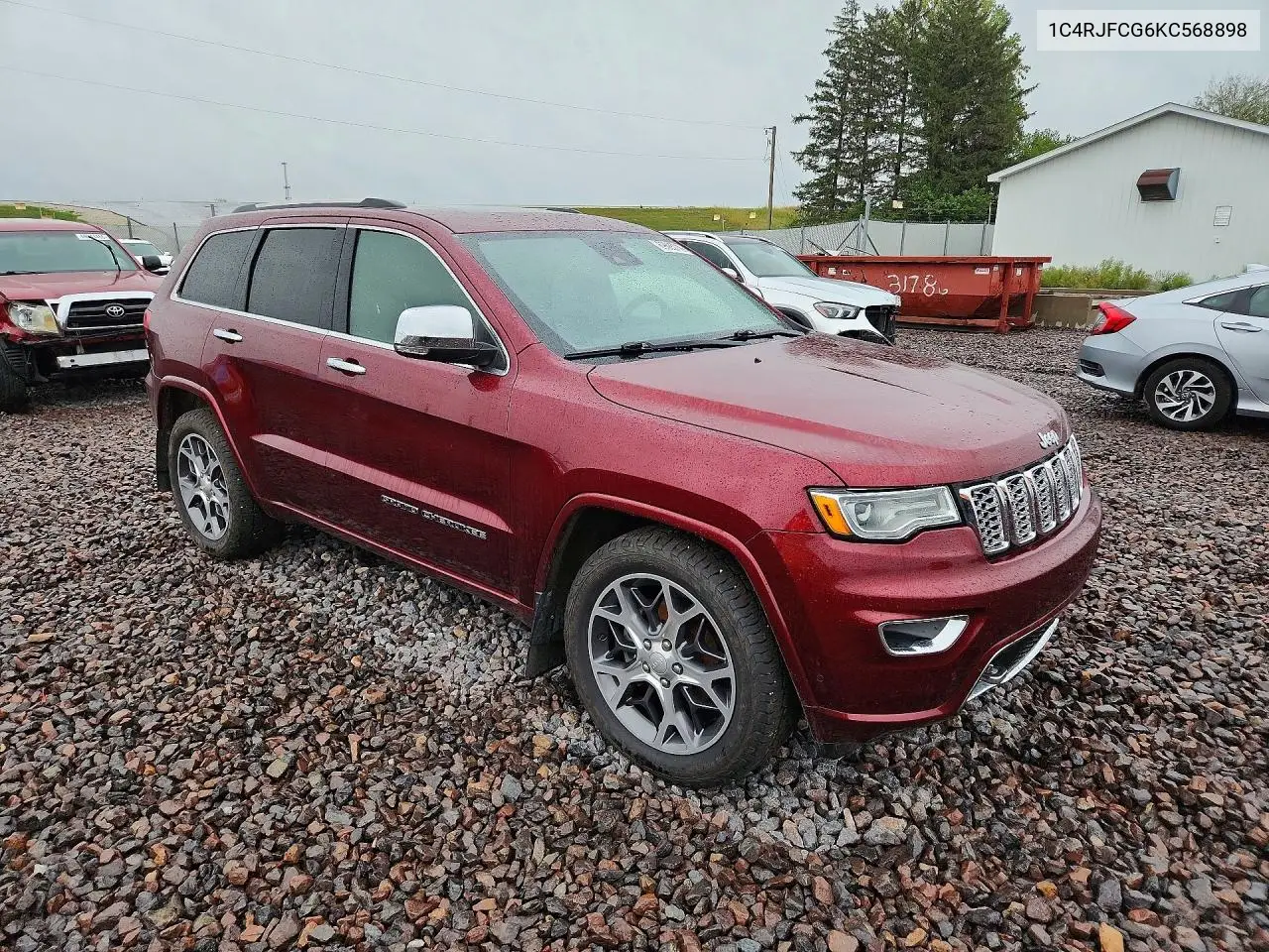 2019 JEEP GRAND CHEROKEE VIN 1C4RJFCG6KC568898 — фото 4